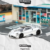 TW 1/64 Pagani Imola Matt Silver Alloy Diecast Car Model Toy Birthday Gift
