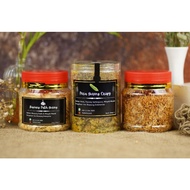 Set Makanan Pantang Sihat Homemade / Confinement Food / Peria Goreng / Bawang Goreng / Bawang Putih 