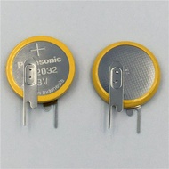 Panasonic ของแท้ ถ่านไบออส CR2032 3v มีขาเพื่อบัดกรี