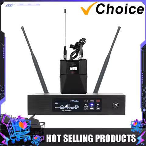Professional QLXD4 QLXD QLXD24 QLX-24D UHF 1 Channel Wireless Microphone System with Pocket launcher