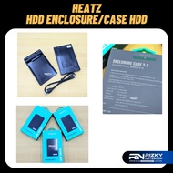 CASING CASE HARDISK EXTERNAL CASE 2.5" USB 3.0 HDD ENCLOSURE HEATZ