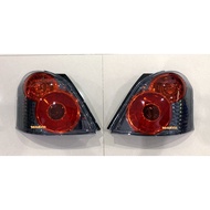 ⚡ส่งด่วน⚡ ไฟท้าย ไฟท้ายแต่ง LED TOYOTA YARIS 2006 2007 2008 และปี 2012 ทรง RS สีสโมก Smoke JR3.9