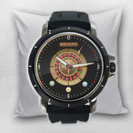 Jam Tangan Pria Rubber Custom Casino Roulette