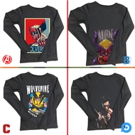 New Longsleeve Tshirt Wolverine Tshirt 100% Cotton Black | Size SML XL XXL 3XL 4XL | Long Sleeve T-S