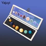 [Yajuyi] 9-piece Set of Healing Crystals From The Universe, Planets And More  Gift Idea