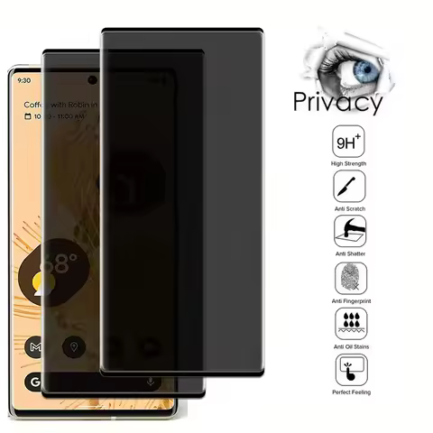 Anti Spy Tempered Glass for Google Pixel 7 Pixel XL 4A 5G 4 Pixel 4 7a XL 5A 5G Google Pixel 6 7 8a 