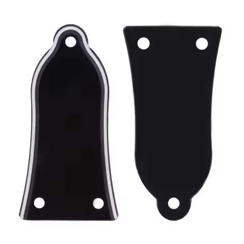 3 Holes Guitar Bell Shape PVC Bell Style Electric Guitar Truss Rod Cover For Gibson Guitar Replaceme