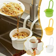Sink Drain Bag Faucet Hanging Filter Basket Adjustable Press-type Dumping Strainer Baskets Kitchen S