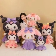 Kuromi Plushie Big Plushie Pillow Cute Pillow Cute Patung Kuromi Doll Sanrio Plushie Melody Plushie