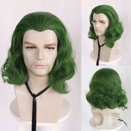 Anime cos wig movie joker joker Flake Green Curly Hair Beauty Pointed Big Back Styling anime cos wig