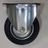 4" fixed rubber wheel 4" dead trolley wheel/ 4" Caster wheel/ dead rubber wheel