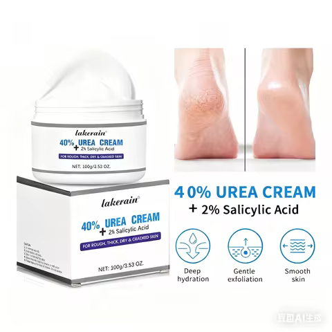 New 42% Urea Cream + 2% Salicylic acid Foot and hand Moisturizer, deep moisturizer and Nourishing mo