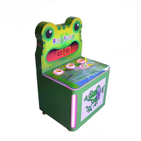 -Crazy Frog Coin Operated Game Machine Hit Hammer Jumping Bean Redemption Game For Kids And Adults