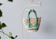 娃娃Blythe小布bjd六分娃手提包托特包手工編織包