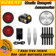 Keelat Lawn Mower Spare Parts Rechargeable Grass Trimmer Metal/Plastic Grass Cutter Blades/Wheels