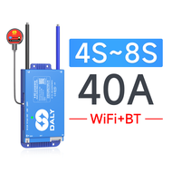 BMS Lifepo4บาลานซ์อัจฉริยะ100บาลานซ์บลูทูธ Wi-Fi 4-8S 8-17S 8-24S 40A 60A 80A 100A 150A 1A การตรวจสอ