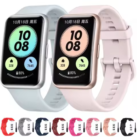Silicone Strap For Huawei Watch Fit New Original Band Smart Watch Replacement Huawei Fit Watchband F