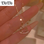 S925 Sterling Silver Fairy Trolley Necklace Clavicle Chain Women