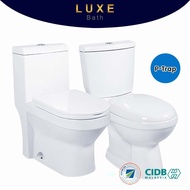 [Limit to 1 Unit Per Order] BANOVA One Piece WC &amp; Close-Couple WC P-Trap Design Water Closet with Ceramic Cistern Tandas