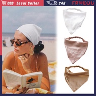 Triangle Headband Soft Bandana Headband for Woman 3 Colors Scarf Turban Bandana Headband
