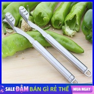 Stainless Steel Bitter Melon, Cucumber, Chili Seed Extractor