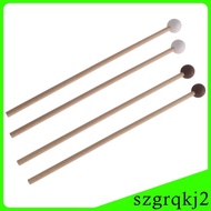 [Szgrqkj2] 2Pcs Xylophone Mallet Chime with Wood Handle Wood Mallets Percussion Sticks