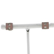 二手愛馬仕 Cardue Ash 耳環，H 型立方體設計，法國製造，銀色，約 6.1 克，女士款。