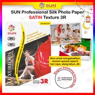 CANON HP Silky 3R A6 4R Orange Peel Texture Doff Photo Paper - SUN Professional Silk Photo Paper 265