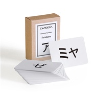 Japanese Syllabary - Katakana Flash Cards (with stroke-order diagrams and example words), Standard P