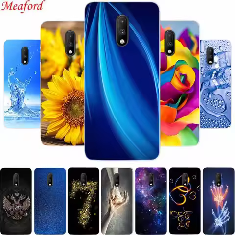 6.41" For OnePlus 7 Phone Case Clear TPU Soft Silicone Back Cover Case For OnePlus 7 Case 1+7 One Pl