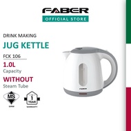 FABER 1.0l White Electric Jug Kettle Light Indicator Fck 106