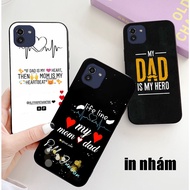 Samsung a03 / ss a03 core case with photo set i love you, i love you, i love dad, mom