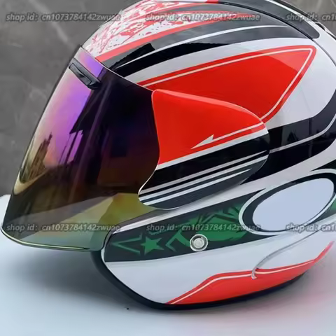 Ram3 Hayden 4 Green Half Helmet Men and Women Motorcycle Off-Road Summer Helmet Downhill Racing Moun