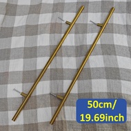 TEMU 2pcs/19.69inch/50cm Extended Wardrobe Cabinet Handles, Stainless Steel Material, Sturdy And Dur