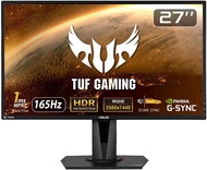 ASUS TUF Gaming VG27AQ Gaming Monitor, 27-Inch, WQHD, IPS, 165Hz, 1ms, HDR, HDMI x 2, DP, G-SYNC Compatible, ELMB Speaker, 3 Year Warranty