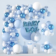Boy Or Girl gender Reveal Latex Ballon Set With Confetti for Baby shower birthday party decoration