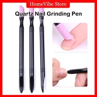 5Pcs Quartz Nail Skin Grinding Pen Set Cuticle Remover Trimmer Dead Skin Remover Nail Polish Manicur
