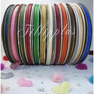 Grosgrain Ribbon Gold List 1 cm DX | Grosgrain Ribbon Gold List 3/8"