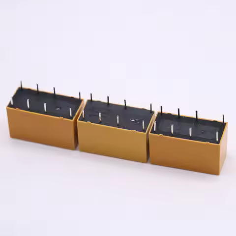 5PCS Mini Power Relay HK19F-DC5V-SHG HK19F-DC12V-SHG HK19F-DC24V-SHG Coil DPDT 8 Pin Relays PCB Type