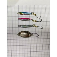 Ditch fishing artificial bait mini jig bait ditch fishing jig bait 1.6g small size ditch fishing art