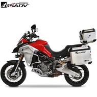 GSADV Ducati Multistrada 1200 Enduro Motorcycle Top Box Aluminium &amp; Side Box Aluminium With Pannier Rack