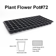 10PCS/20PCS Tray Semai Pot Tray Penyemaian Bibit Tanaman 21/32/50/72/105/128/200 Holes Tray Semai /