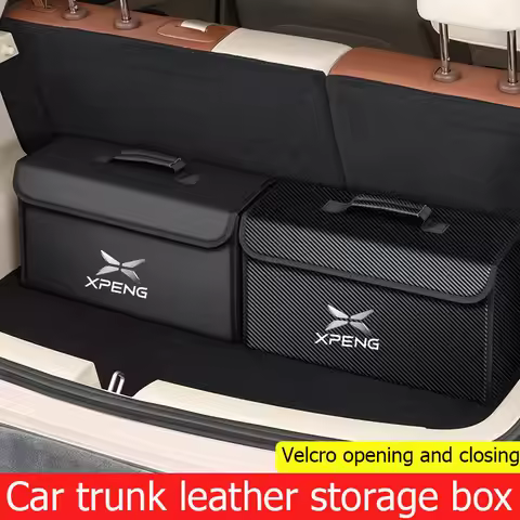 Car trunk storage box large capacity portable foldable storage bag for XPeng G3 G6 G9 P5 P7 P7+ P9 G