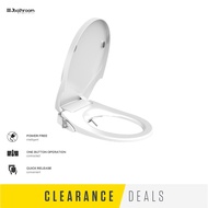 [DISPLAY CLEARANCE] BSC-7500H power-free toilet manual bidet seat &amp; cover V shape