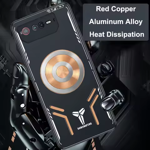 ROG5 Case For Asus ROG 6 Copper Aluminum Heat Dissipation Case For ROG 5S Pro Cooling Cover with Coo