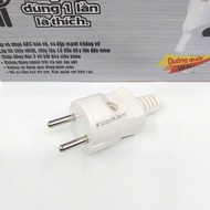 SOPOKA P3000W White 3000W Load-bearing Power Plug, 5mm Pin