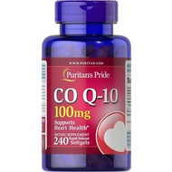 Puritans Pride Q-Sorb CoQ-10 100 มก. |   ส่งเสริมสุขภาพหัวใจ |   ผลิตภัณฑ์เสริมอาหาร |   อาหารเสริมเ
