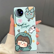 HP Latest Vivo V50 5G 2025 - Vivo Softcase - Latest V50 Lite Casing - Case Dino Motifhp