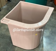 Ready,, ￼Bak Mandi Plastik / Bak Air Sudut / Bak Mandi Sudut Toilet