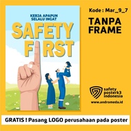 K3 Slogan Safety Poster, Safety Master 9_9 A3